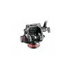 Manfrotto MVH502AH cabezal fluido de vídeo con base plana, 4 kg de carga útil, base de 75 mm, negro