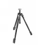 Manfrotto 290 Xtra trípode de aluminio con patas de 3 secciones extensibles, rótula de 3 movimientos no incluida, negro, MT290XTA3