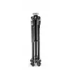 Manfrotto 290 Xtra trípode de aluminio con patas de 3 secciones extensibles, rótula de 3 movimientos no incluida, negro, MT290XTA3