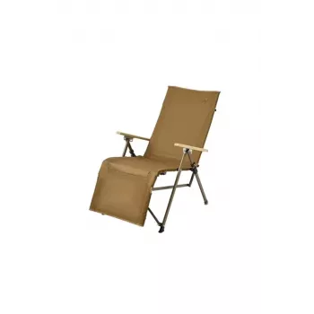 NATUREHIKE Nightfall Tumbona Plegable con Respaldo Ajustable, Khaki
