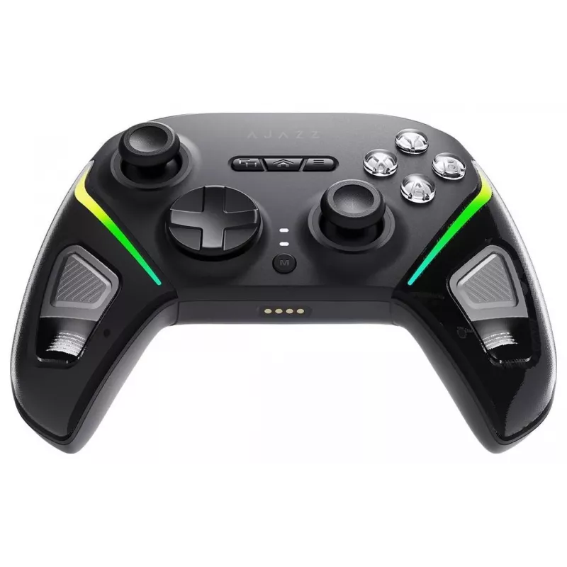 AJAZZ GP100-B Mando RGB Inalámbrico para Switch/PC/iOS/Android - Negro
