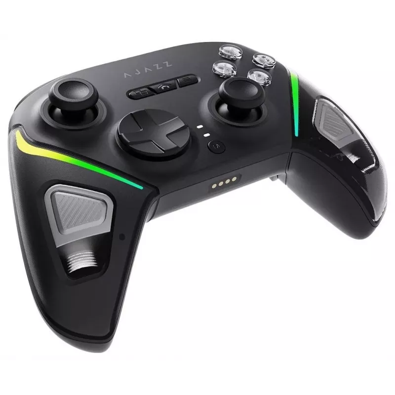 AJAZZ GP100-B Mando RGB Inalámbrico para Switch/PC/iOS/Android - Negro