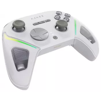 AJAZZ GP100-W Mando Inalámbrico Tri-Mode RGB para Switch, PC, iOS y Android – Blanco
