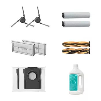 MOVA Z60 Ultra set de accesorios para robot aspirador - cepillo principal, 4 cepillos laterales, 2 filtros HEPA, 2 mopas, herramienta de limpieza