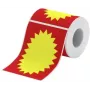 NIIMBOT rollos de etiquetas térmicas rojo y amarillo 14mm x 50mm, 50 etiquetas por rollo, compatible con D11/D110/D101