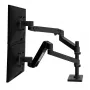 Ergotron LX Pro brazo doble para monitor soporte de mesa para 2 pantallas hasta 24 pulgadas - negro