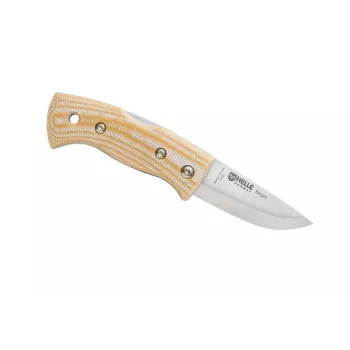 Helle Berget Cuchillo, Canvas Micarta beige, 12C27