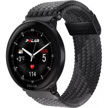 Polar Ignite 3 S-L, negro/negro trenzado (900111828)
