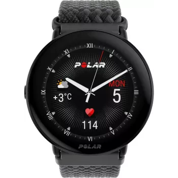 Polar Ignite 3 S-L, negro/negro trenzado (900111828)