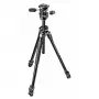 Manfrotto 290 Dual Trípode de aluminio con rótula de 3 vías, 3 secciones extensible MK290DUA3-3W
