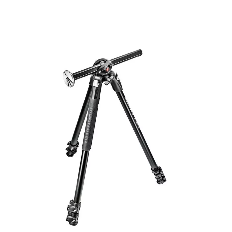 Manfrotto 290 Dual Trípode de aluminio con rótula de 3 vías, 3 secciones extensible MK290DUA3-3W