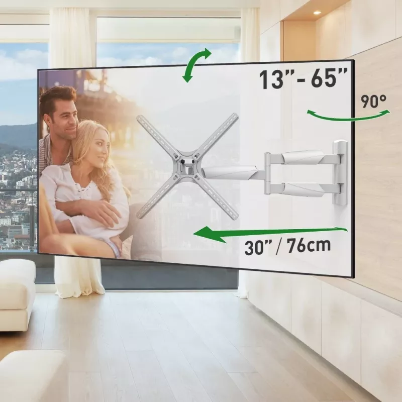Barkan BM343XLW Soporte de pared para TV Full Motion para pantallas de 13-65