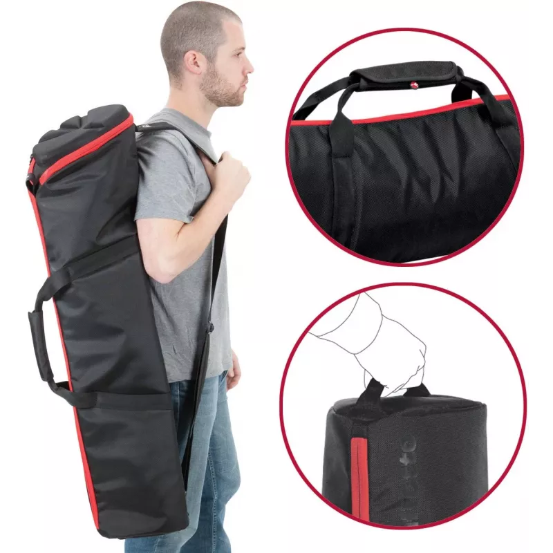 Manfrotto MB MBAG90PN Funda acolchada para trípode 90 cm, Negro