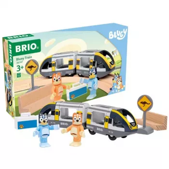 RAVENSBURGER World - Bluey Set de tren de juguete de viaje