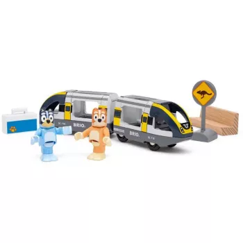RAVENSBURGER World - Bluey Set de tren de juguete de viaje