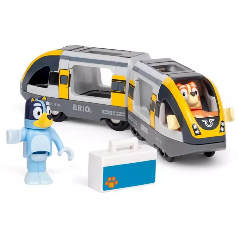 RAVENSBURGER World - Bluey Set de tren de juguete de viaje