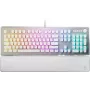 Turtle Beach Vulcan II Teclado gaming mecánico, Blanco Ártico, interruptores ópticos lineales, distribución US