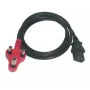 PWR Dedicated to Single Headed Kettle Cable 1,8m - Cable de alimentación Schuko a IEC C13, negro, 3x0,75mm², H05VV-F, 10A/250V