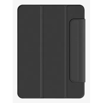 Pomologic BookCover Funda para iPad Pro 11 (2024) M4 - folio negro con soporte, función dormir/despertar, compatible con Apple Pencil