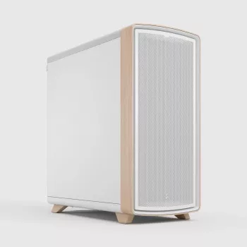 Fractal Design Summit Chalk White Solid Caja ATX Midi Tower, blanco/madera
