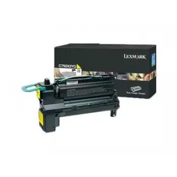 Lexmark C792X2YG Cartucho de tóner amarillo de rendimiento extra alto