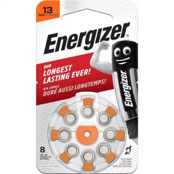 Energizer pilas zinc-aire para audífonos tamaño 13 (AZ13DP8 TL8)