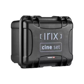 Irix Cine Directors Set Fuji X Métrico (kit de 4 objetivos: 21mm T1.5, 30mm T1.5, 45mm T1.5, 150mm T3.0 Macro 1:1, maletín rígido)