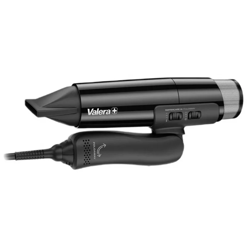 Secador de pelo plegable Valera MatrixCare AI 1800W negro
