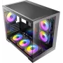 Caja de PC mini-torre Antec CX M3 ARGB B, cristal templado, 3 ventiladores ARGB de 120 mm, microATX