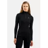Camiseta térmica ODLO Merino 200 mujer - negro, XS
