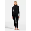 Camiseta térmica ODLO Merino 200 mujer - negro, XS