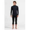 Ropa interior térmica ODLO Merino 200 BL Top Turtle Neck LS Half Zip hombre - negro - XXL