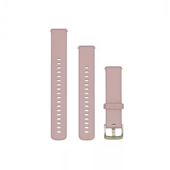 Garmin Quick Release correa de silicona de 18 mm para reloj, Powder Pink, 010-13256-03
