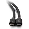 Cable C2G Thunderbolt 4 USB-C de 2,5 pies - 40Gbps, 100W PD, 8K, negro