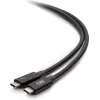 Cable C2G Thunderbolt 4 USB-C de 2,5 pies - 40Gbps, 100W PD, 8K, negro