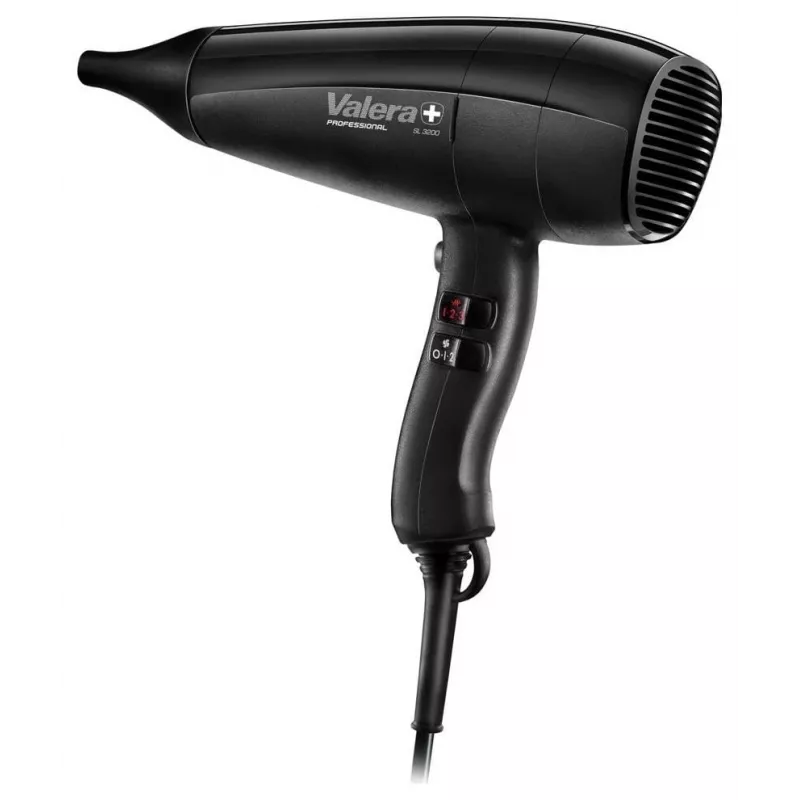 Valera Swiss Light SL 3200 secador de pelo negro 1800 W Ionic Cool Shot 2 boquillas concentradoras