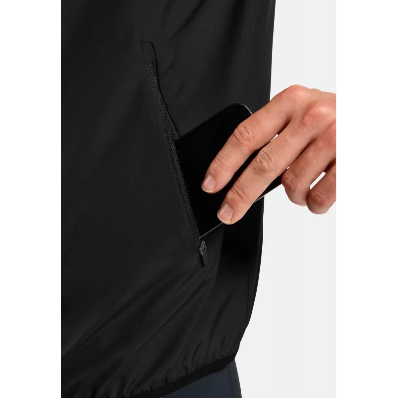 Odlo Essential Light chaqueta de running para hombre negra M