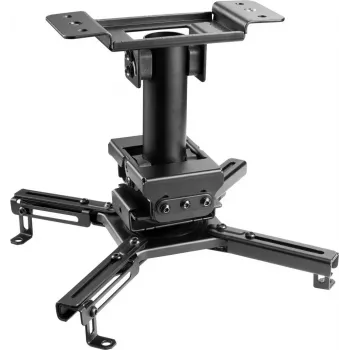 VALUE soporte de techo reforzado para proyector, hasta 45 kg, negro