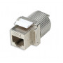 Intellinet 167222 keystone jack Cat6 FTP RJ45, sin herramientas, apantallado, aleación de zinc