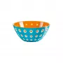 Guzzini Le Murrine Ensaladera 25 cm Azul/Naranja