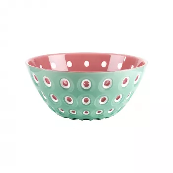 Guzzini Le Murrine Ensaladera 25 cm Verde matcha/Blanco/Malva