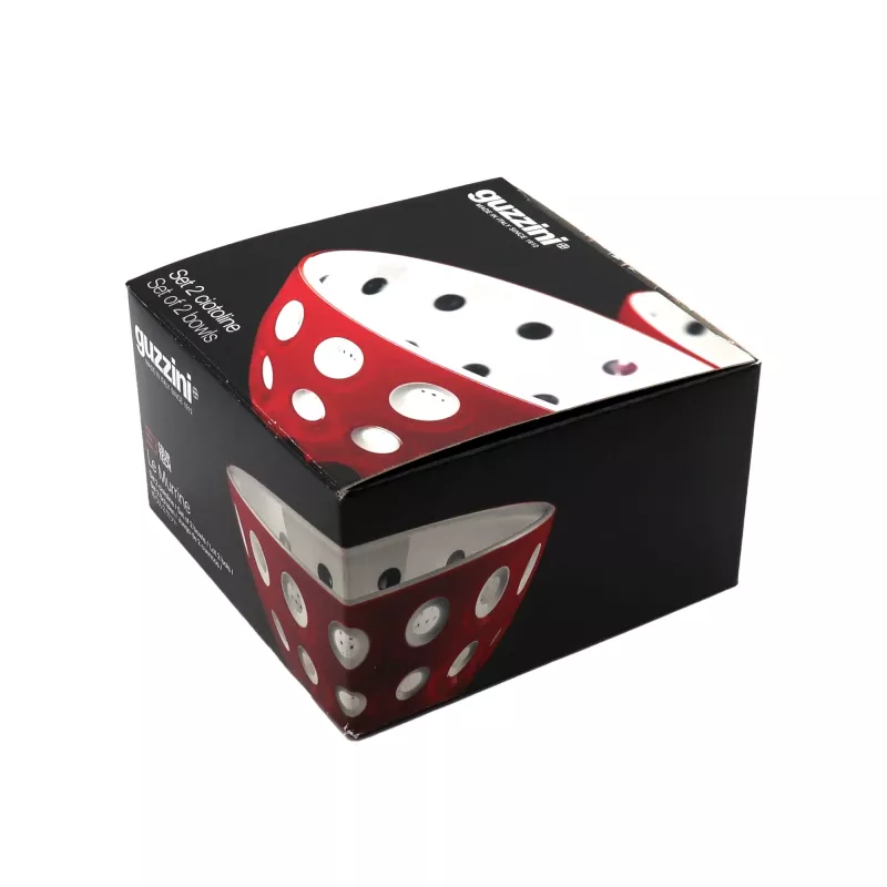 Guzzini Le Murrine Set de 2 cuencos 12 cm Nácar/Blanco/Nácar