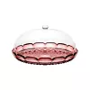 Guzzini Vanity Bandeja para tartas con tapa, Malva