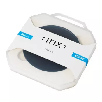 Filtro de densidad neutra Irix Edge ND16 86mm - reducción de luz de 4 pasos, cristal óptico multicapa, marco de aluminio ultrafino