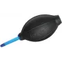 Lenspen HB-1 Perilla de aire para la limpieza óptica, bola de silicona, boquilla antirrayaduras, negro con punta roja