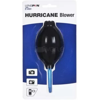 Lenspen HB-1 Perilla de aire para la limpieza óptica, bola de silicona, boquilla antirrayaduras, negro con punta roja