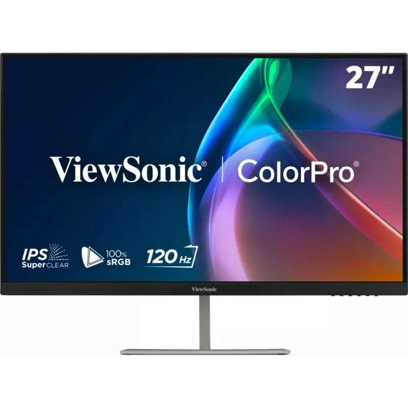 Monitor profesional ViewSonic VP2766-2K 27 inch QHD IPS con USB-C 65W, KVM, calibración por hardware