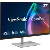Monitor profesional ViewSonic VP2766-2K 27 inch QHD IPS con USB-C 65W, KVM, calibración por hardware