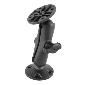 RAM Mounts B-Size brazo de doble rótula con dos bases redondas set de montaje