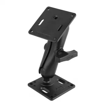RAM MOUNTS RAM-102U-2461 adaptador de placas doble VESA 75x75 mm para bases de rótula de 1,5